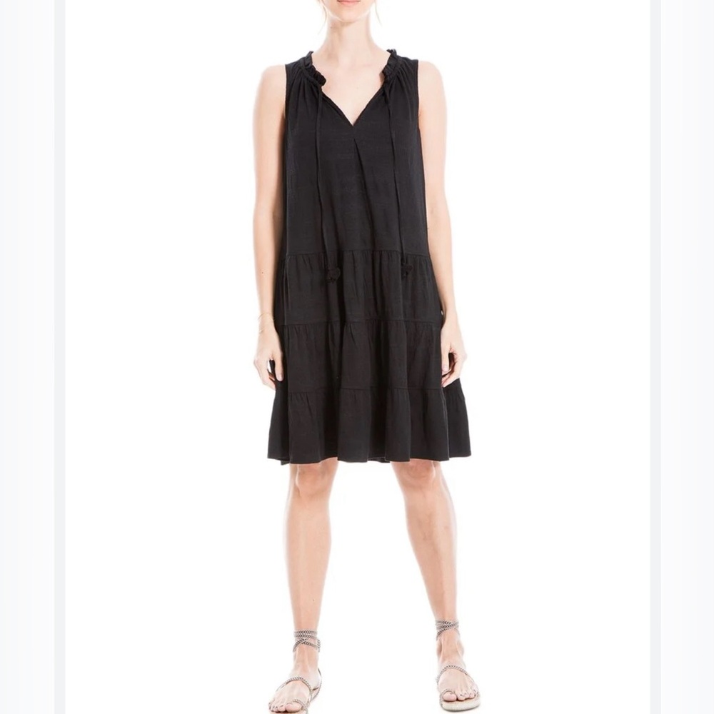 Max Studio Tiered Short Dress